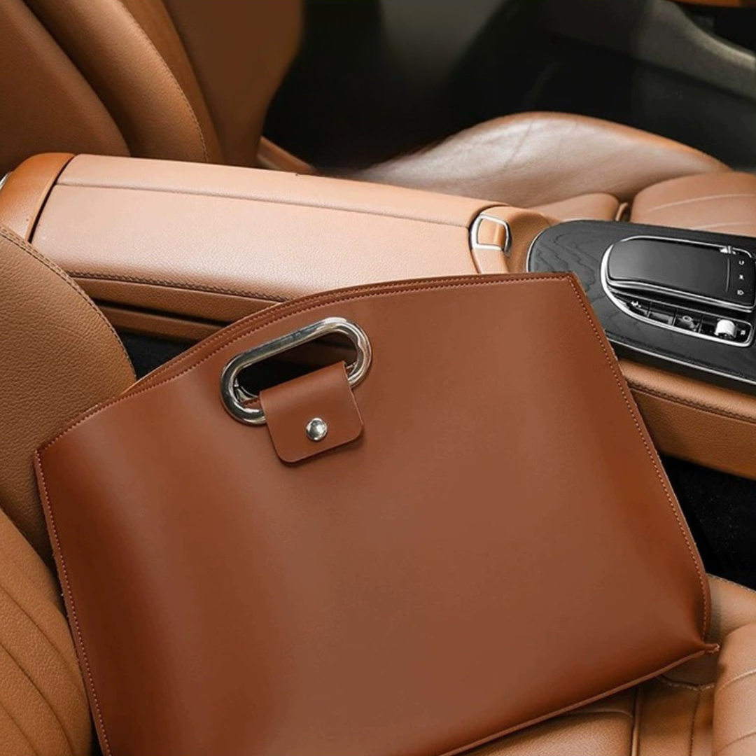 Stylish PU Leather Waterproof Laptop Tote Bag