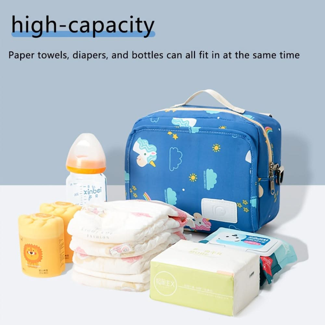 Portable Diaper Changing Bag with Foldable Changing Mat
