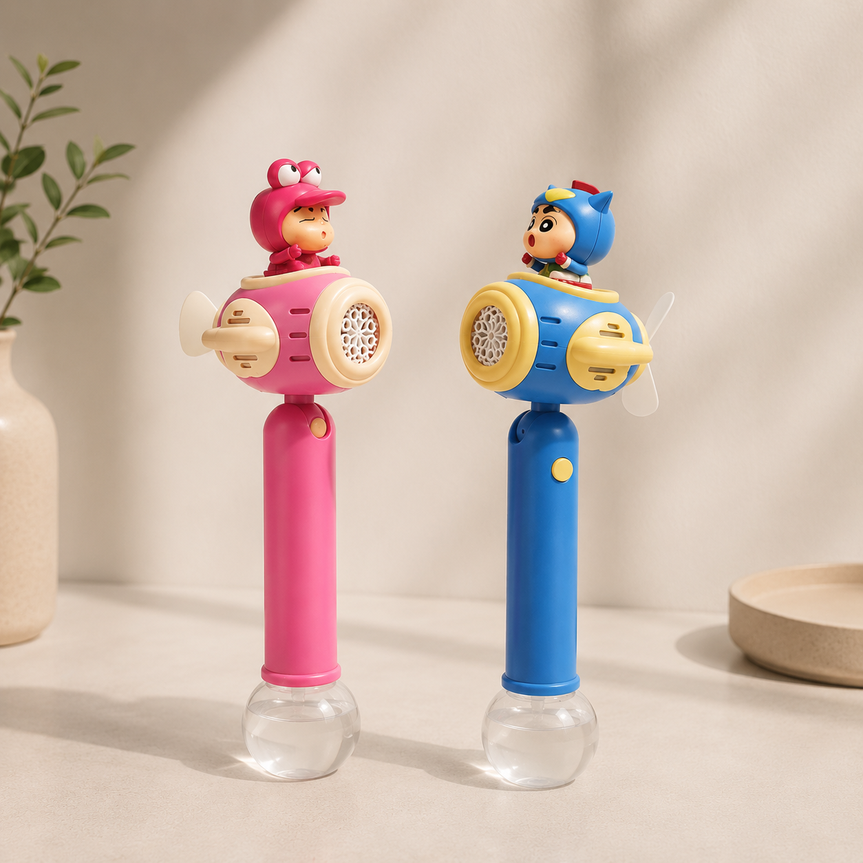 Homero Cartoon Bubble Blowing Toy with Mood Lights
