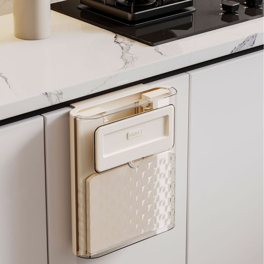 Wall-Mounted Foldable Trash Can