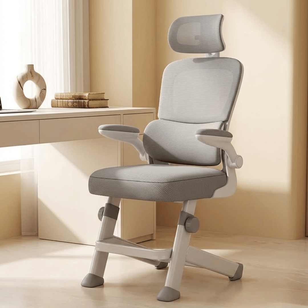Modern Ergonomic Home Office Chair With Breathable Mesh Adjustable Armrests Headrest and Lumbar Support