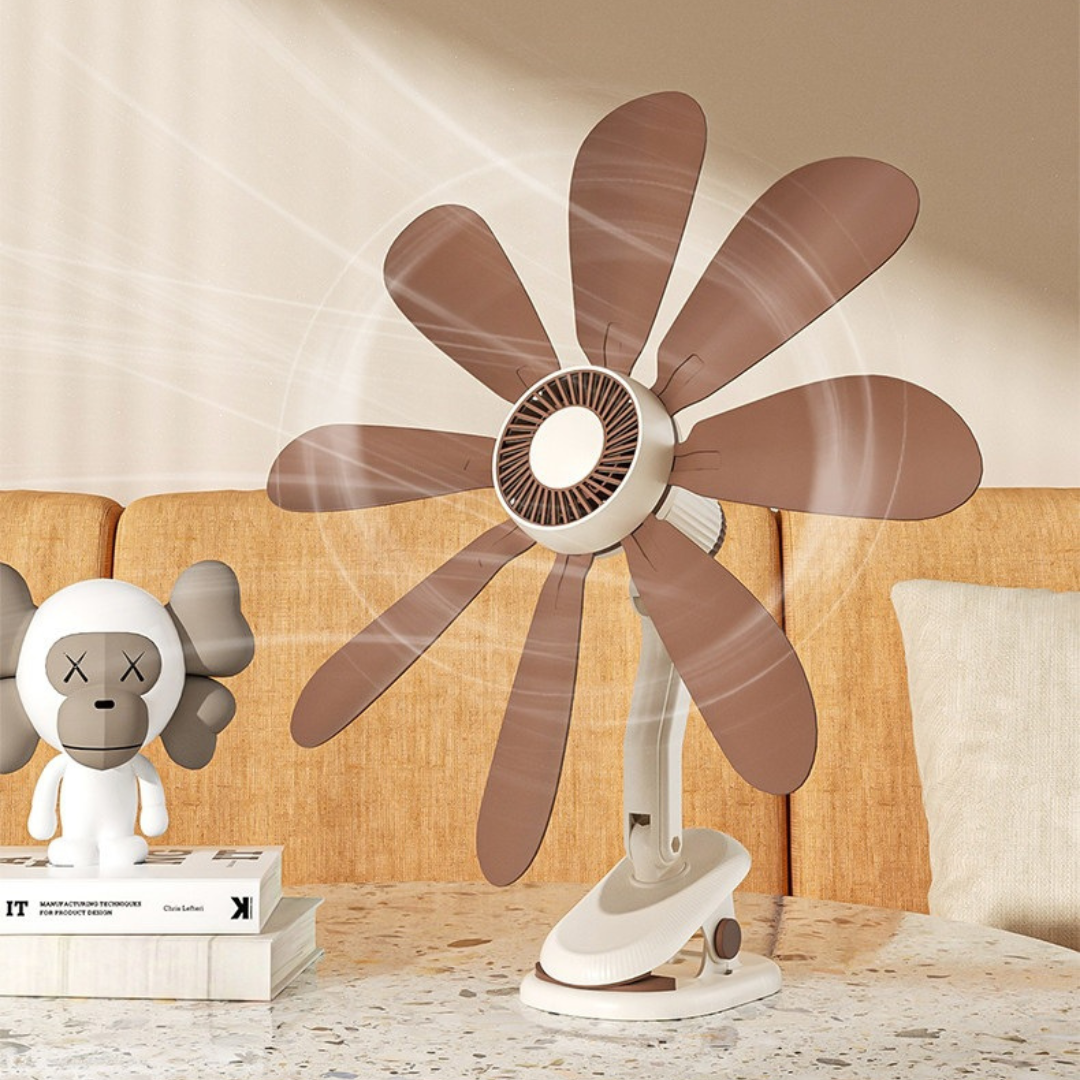 8 Blade High Airflow Clip On Electric Cooling Fan