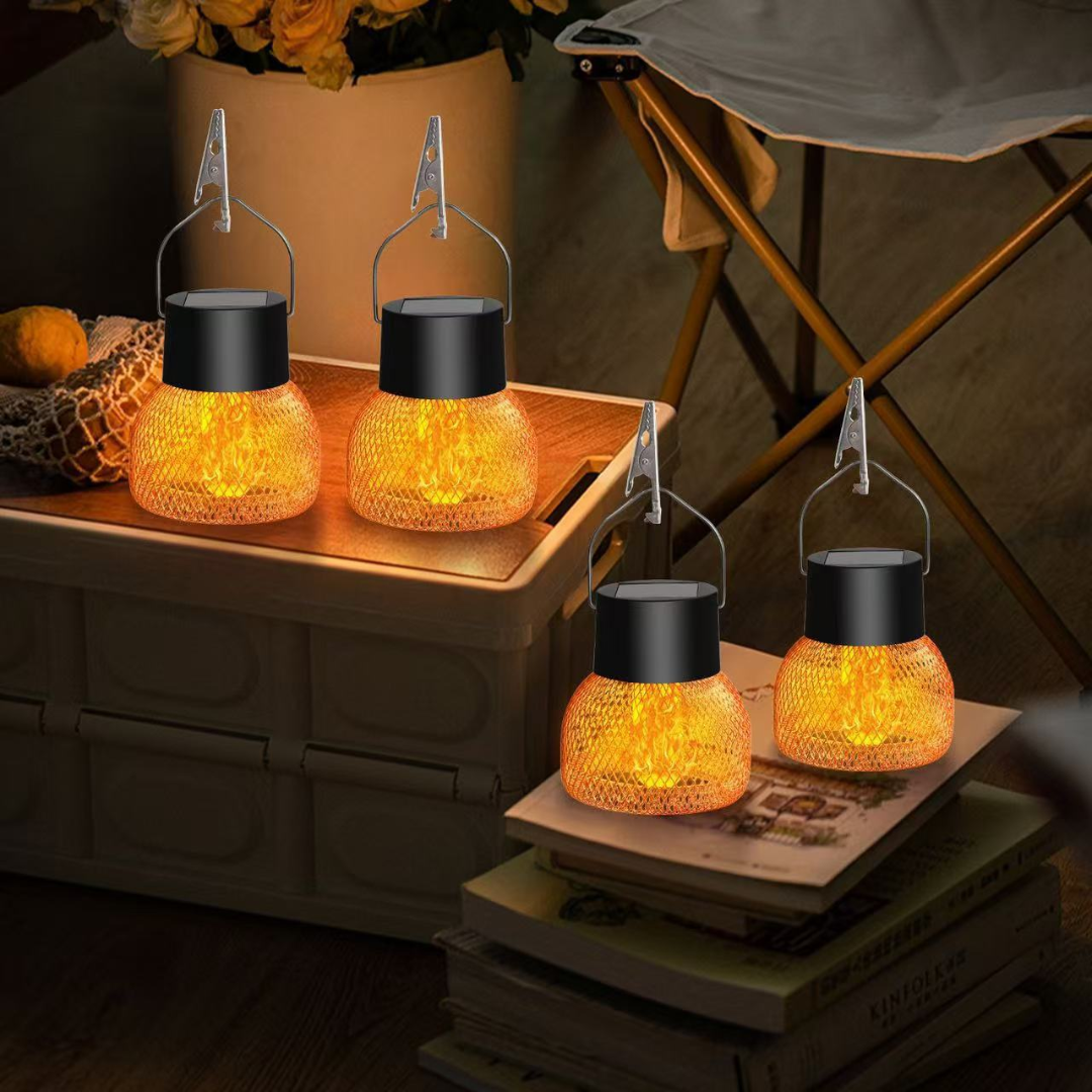 Solar Flame Hanging Lantern