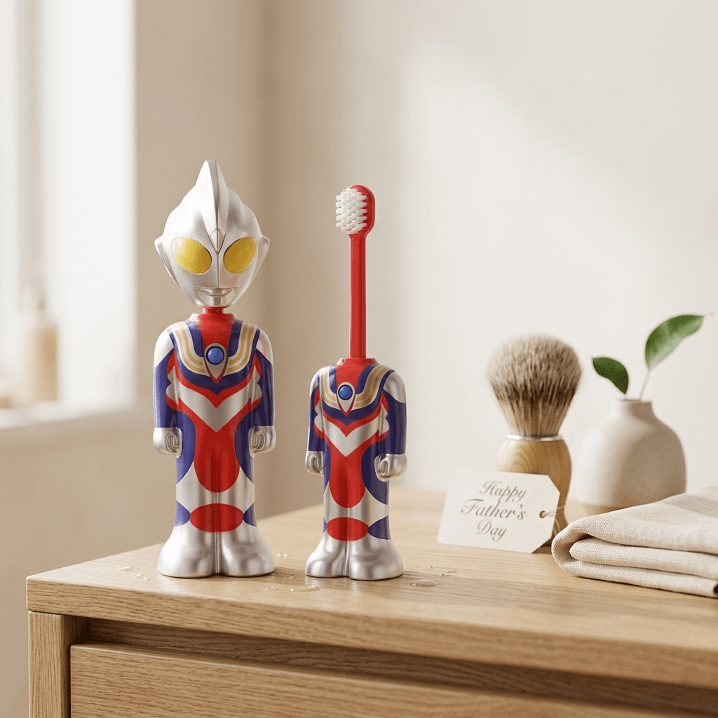 Homero Superhero Jumping Toy Toothbrush with Ultra Soft Bristles (Set of 2)