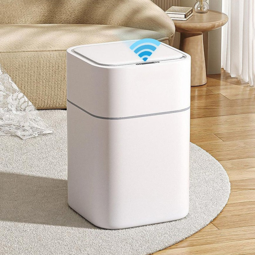 Homero Touchless Sensor Blue Light Sterilization Automatic Smart Trash Can