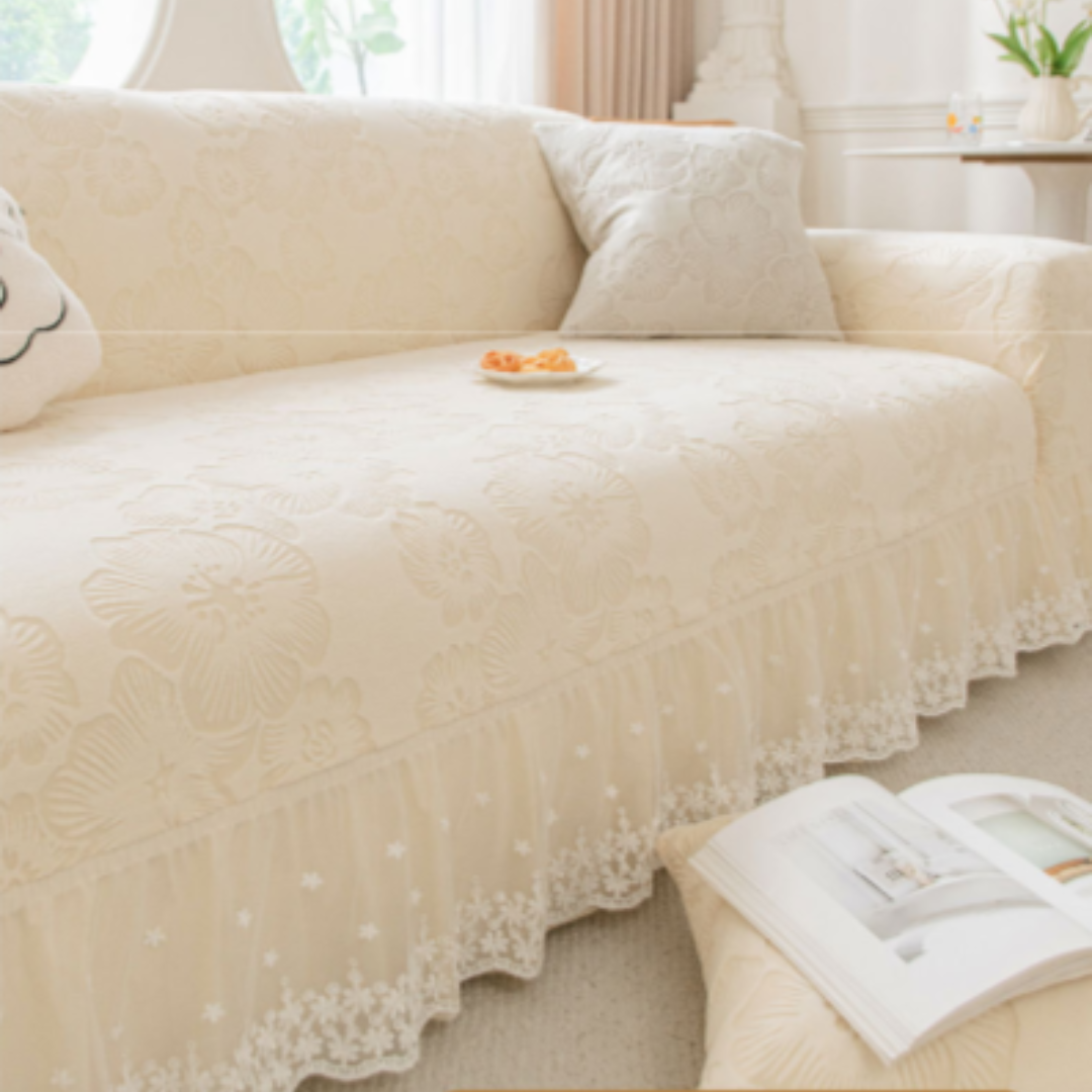 Premium Stretchable Jacquard Full Coverage Sofa Cover