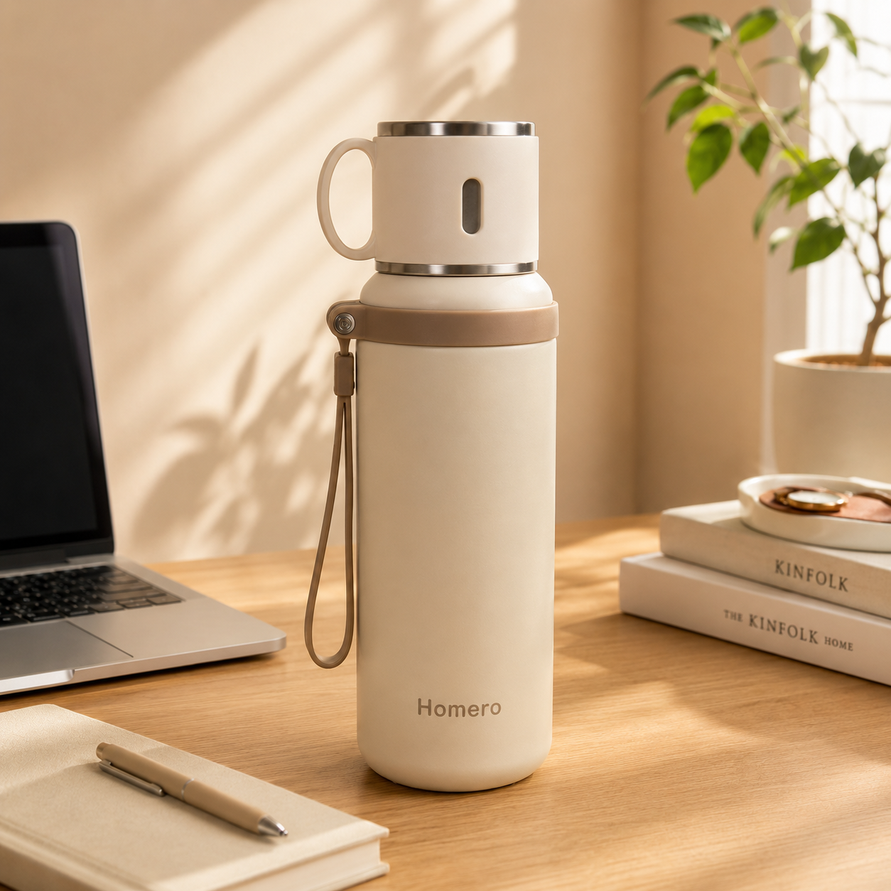 Homero Premium Stainless Steel Thermal Water Bottle - 800ml
