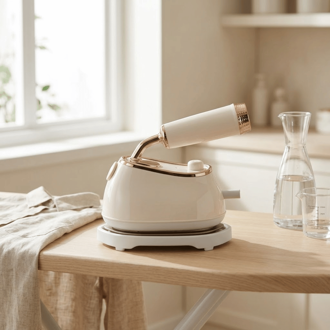 Compact Garment Steamer Powerful 1100W Ceramic Iron