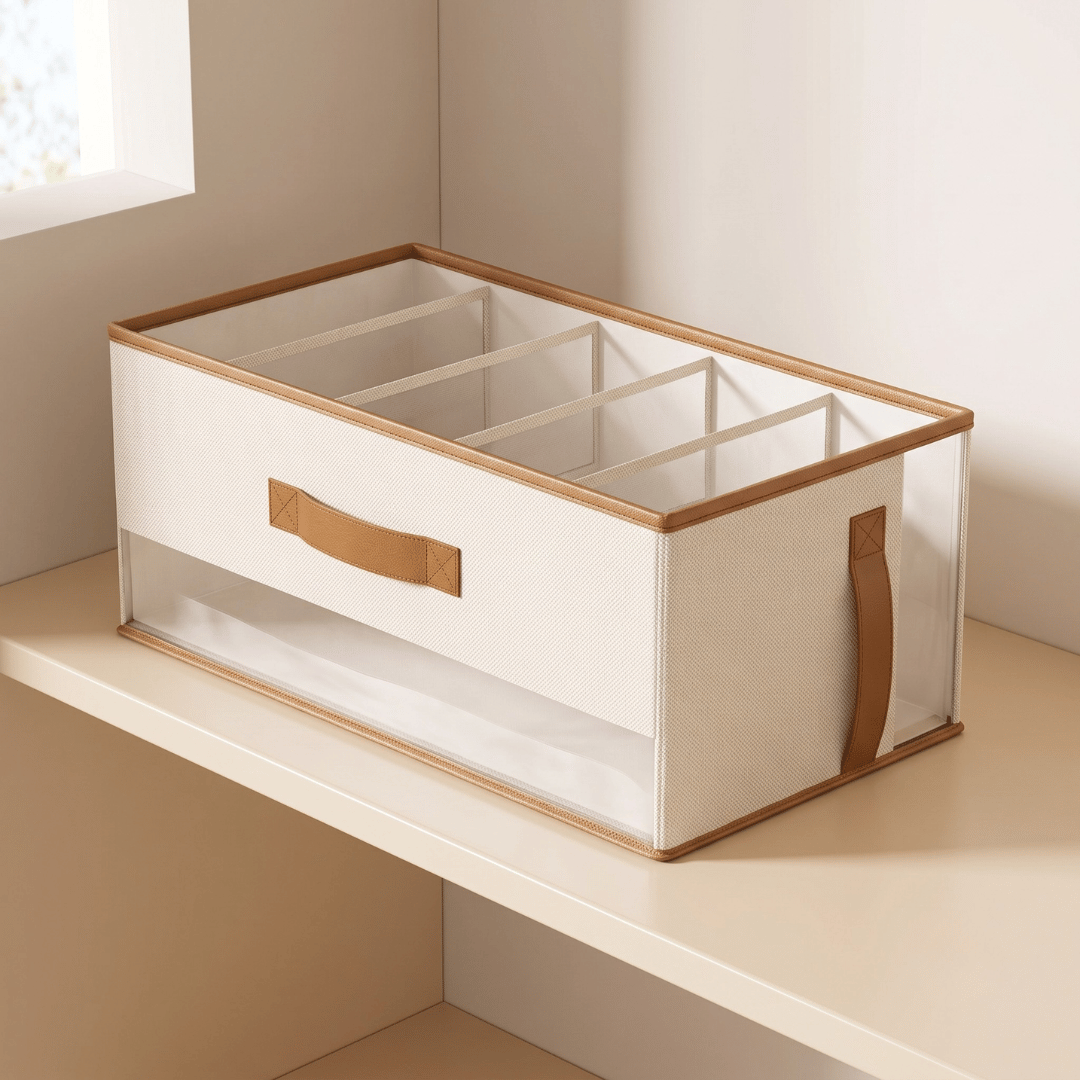 Multi Purpose Wardrobe Storage Organizer with Five Divided Sections