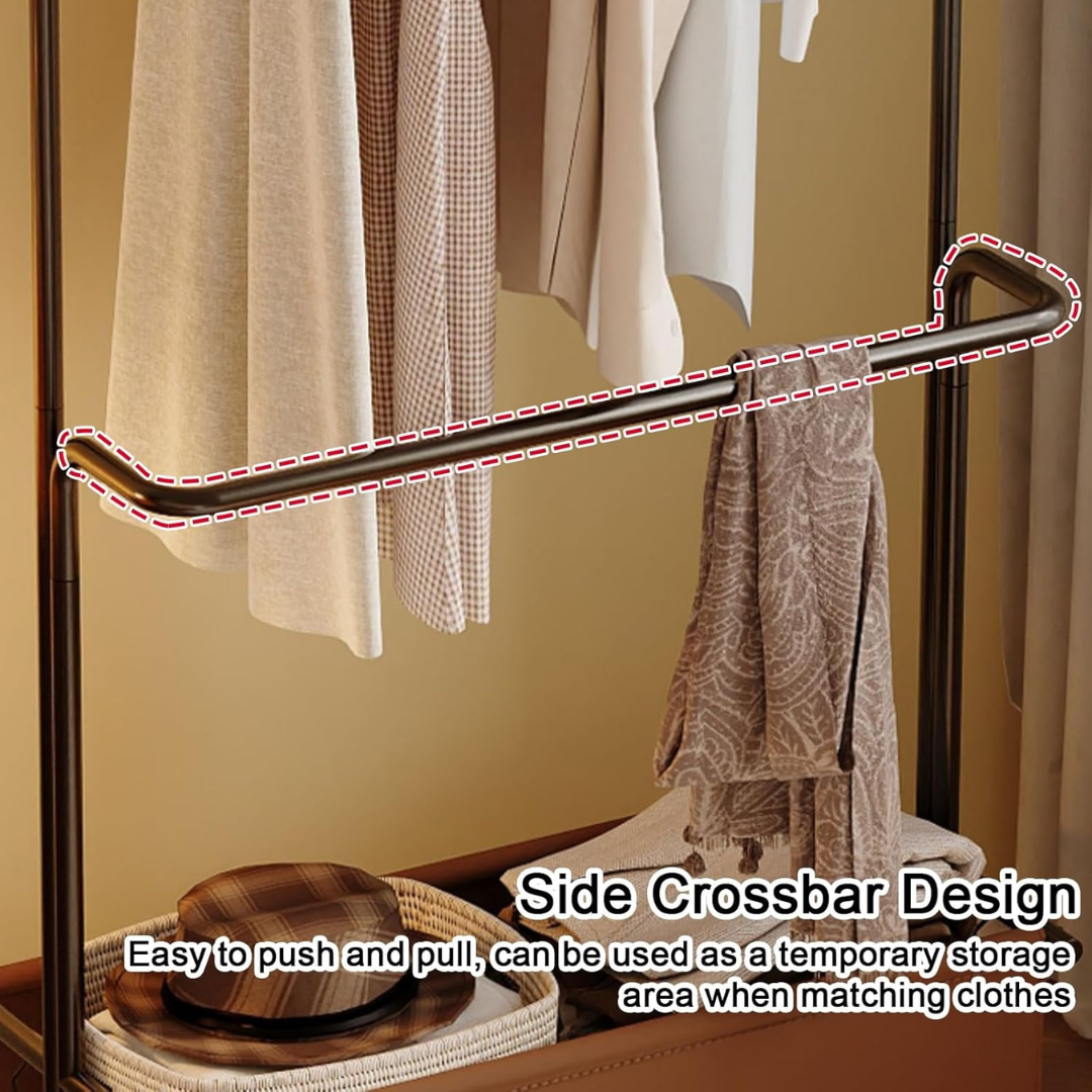 Carbon Steel Build Space Saving Versatile Clothes Organizer - 60cm