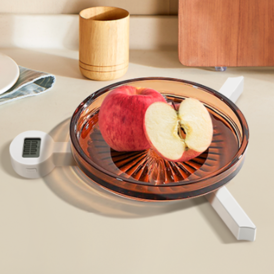 Foldable Digital Kitchen Food Weighing Scale with LCD Display