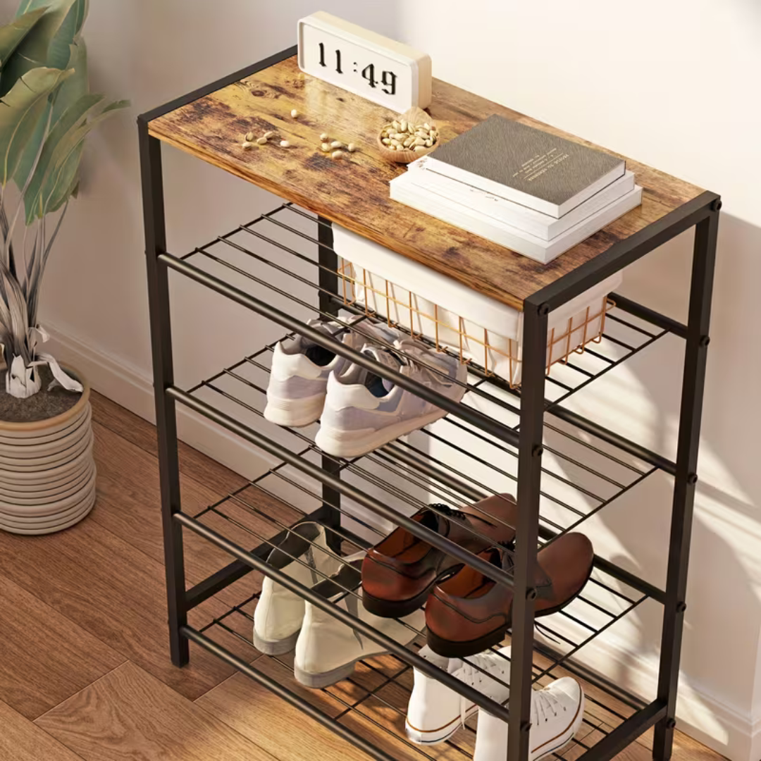 Multi Purpose Space Saving Shoe Storage Rack Organizer