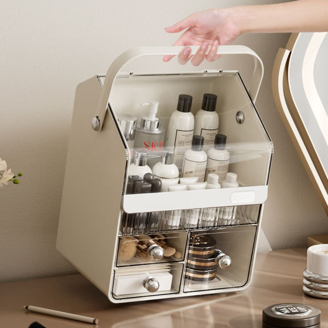 Multifunction Cosmetic Organizer with Drawers