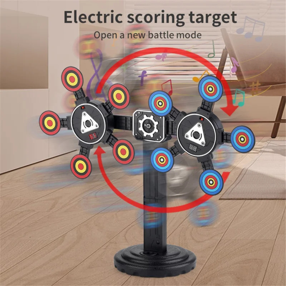 360° Electric Rotating Shooting Target with Electronic Scoring & Auto Reset