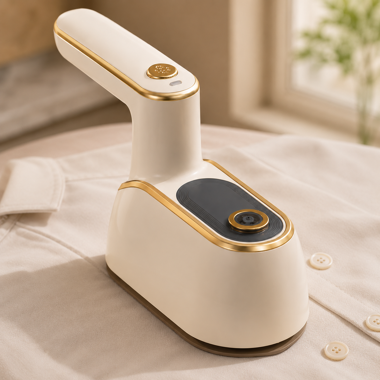 HOMERO Foldable Garment Steamer with Dual-Mode Ironing - 150ml Tank