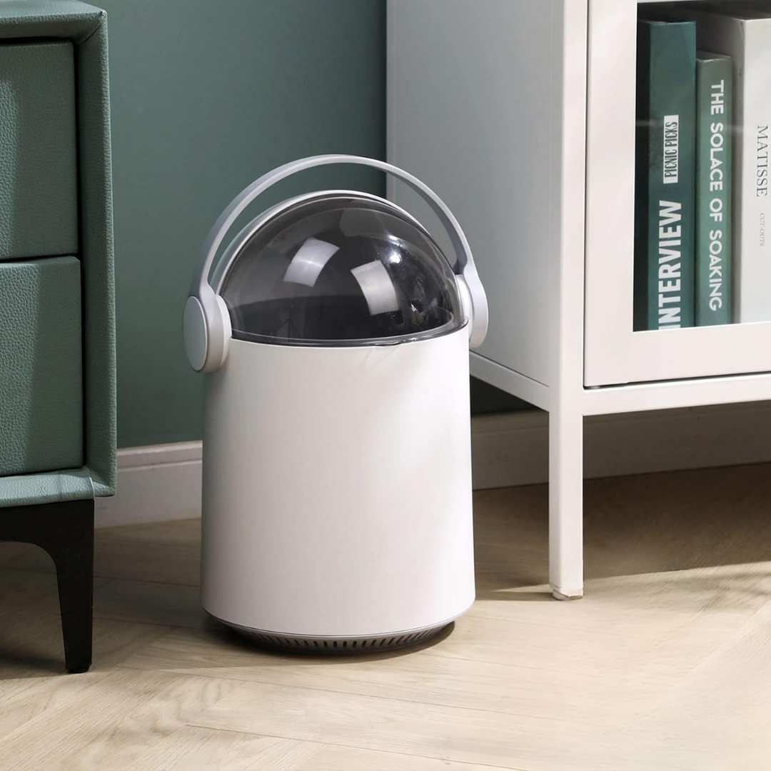 HOMERO Premium Air Pressure Smart Odor Control Trash Can - 10L