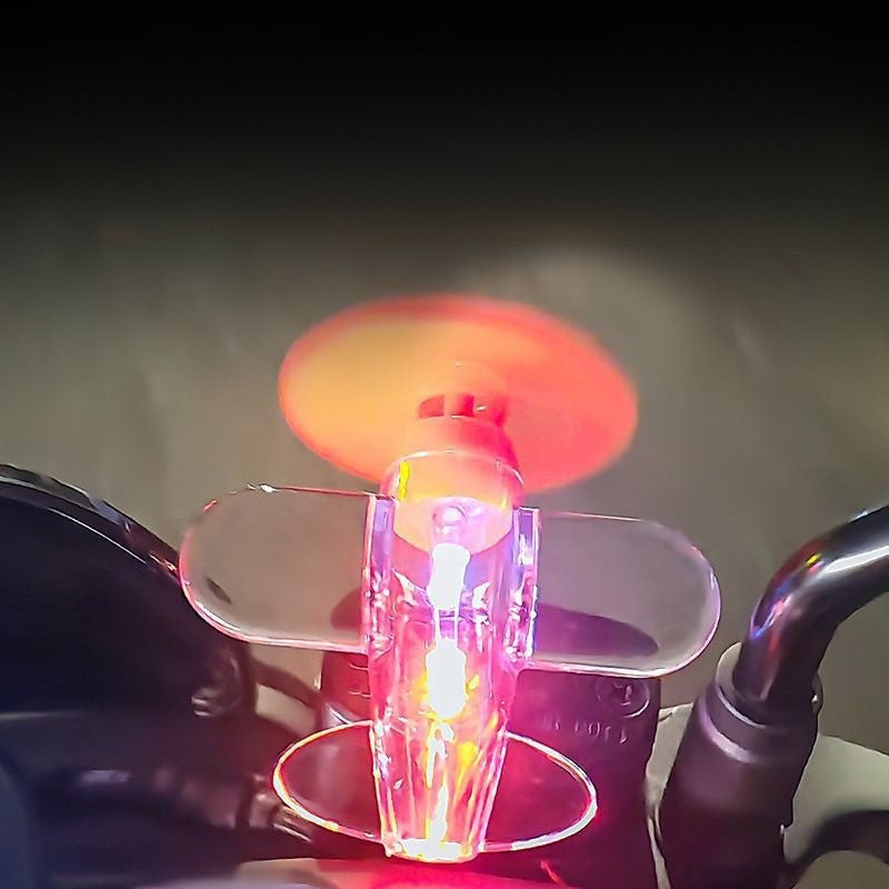 Homero Airplane Style Decorative LED Light for Car and Bike (Multicolor)