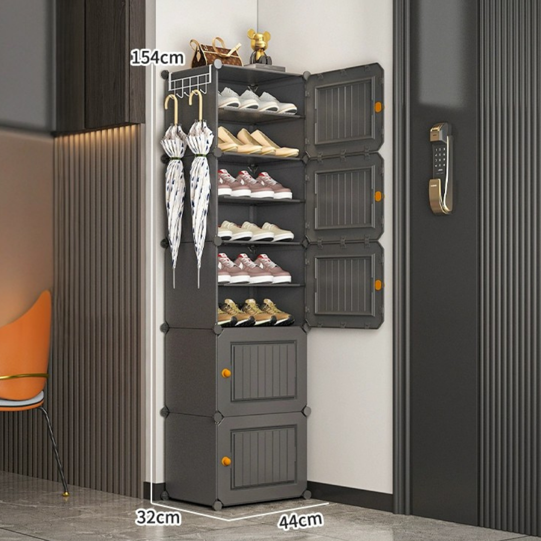 HOMERO Multi-Layer Large Capacity Freestanding Shoe Cabinet Organizer