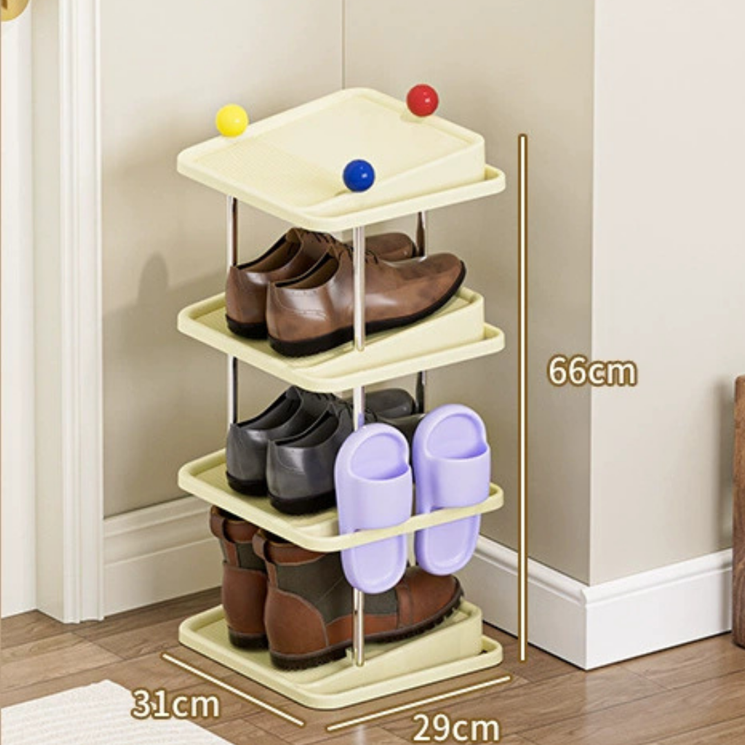 HOMERO Multipurpose Collapsible Integrated Shoe Rack