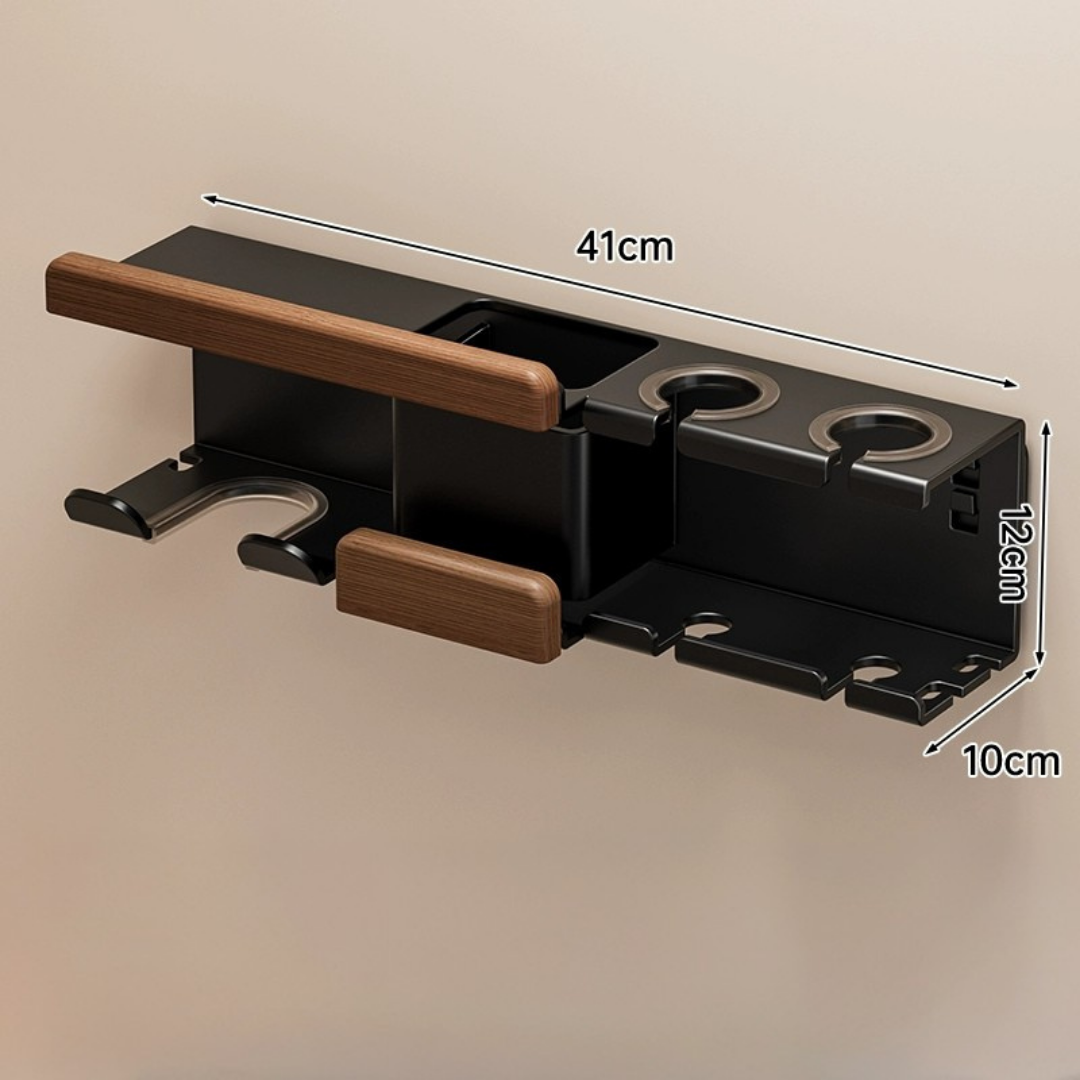 Multi Functional Storage Design Walnut Wood Organizer Set
