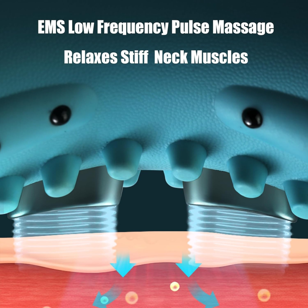 3 in 1 Rechargeable EMS Heat Therapy Neck Massager