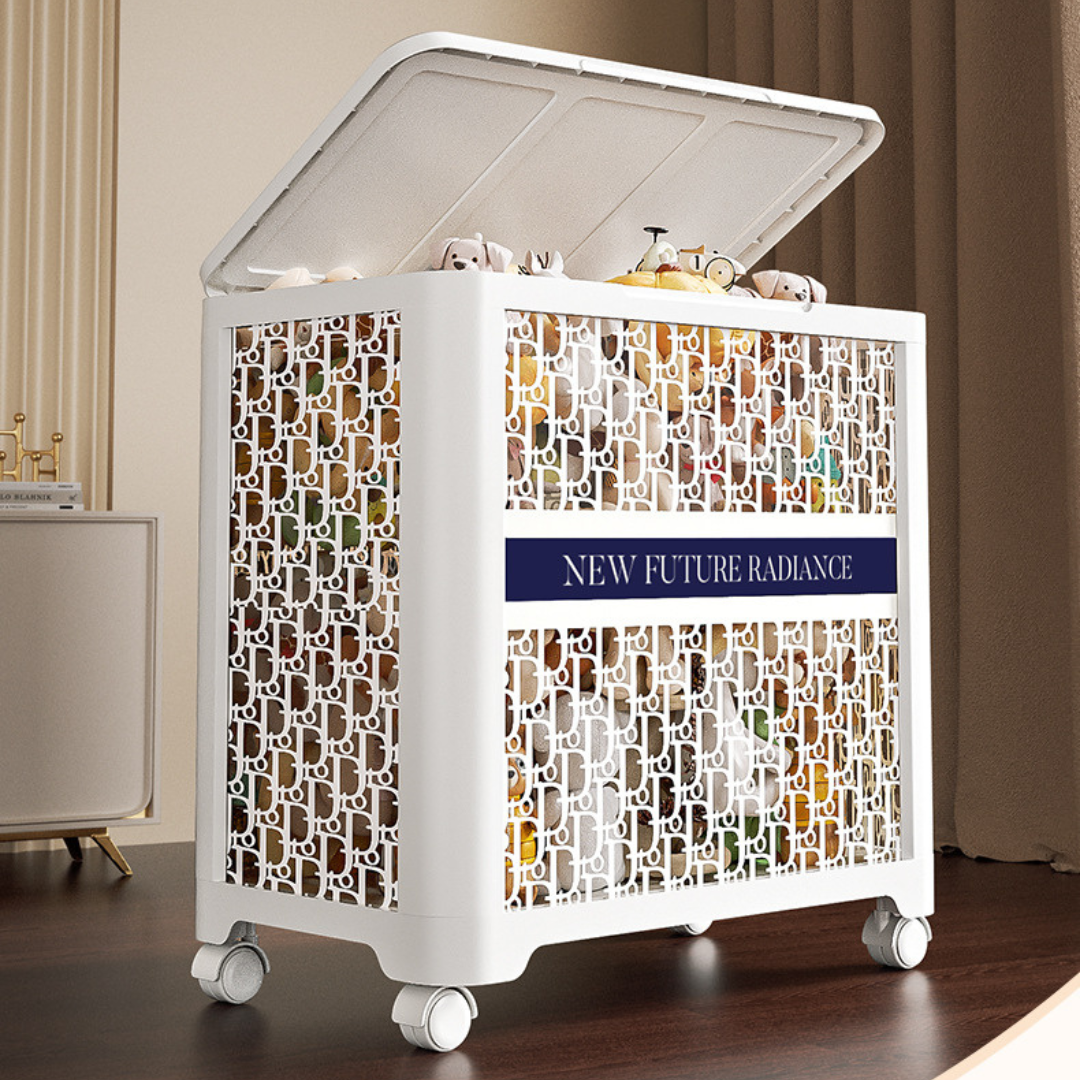 Flip Top Large Capacity Multi Functional Storage Box