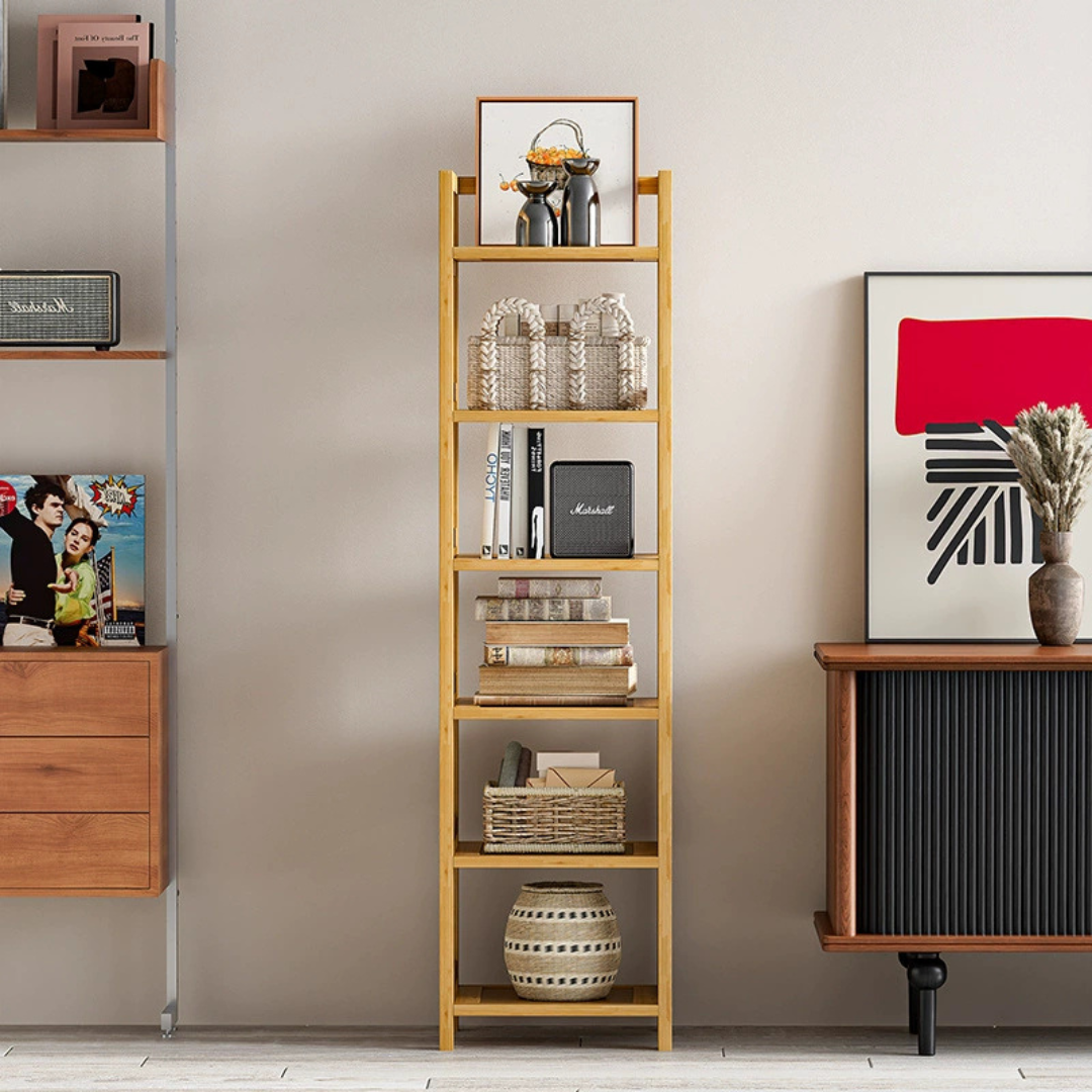 Multi-Layer Space Saving Wooden Storage Shelf