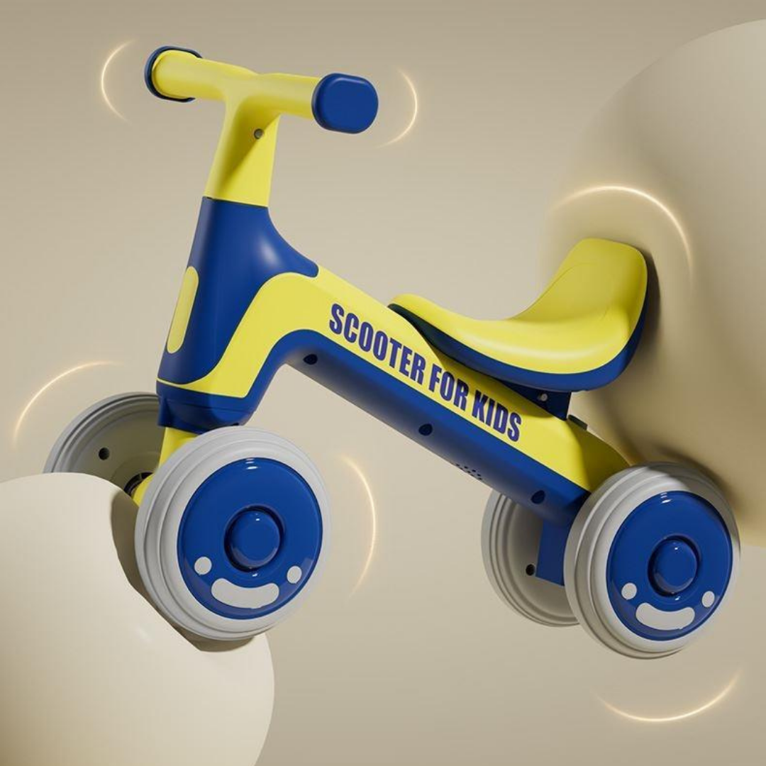 HOMERO Children Balance Stable Four Wheel Scooter