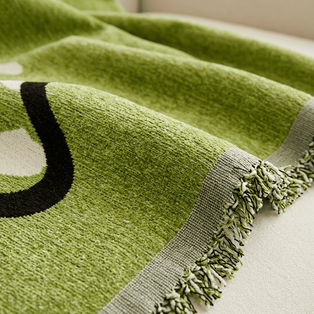 Luxury Reversible Rich Texture Wrinkle Resistant Chenille Fabric Throw Sofa Cover