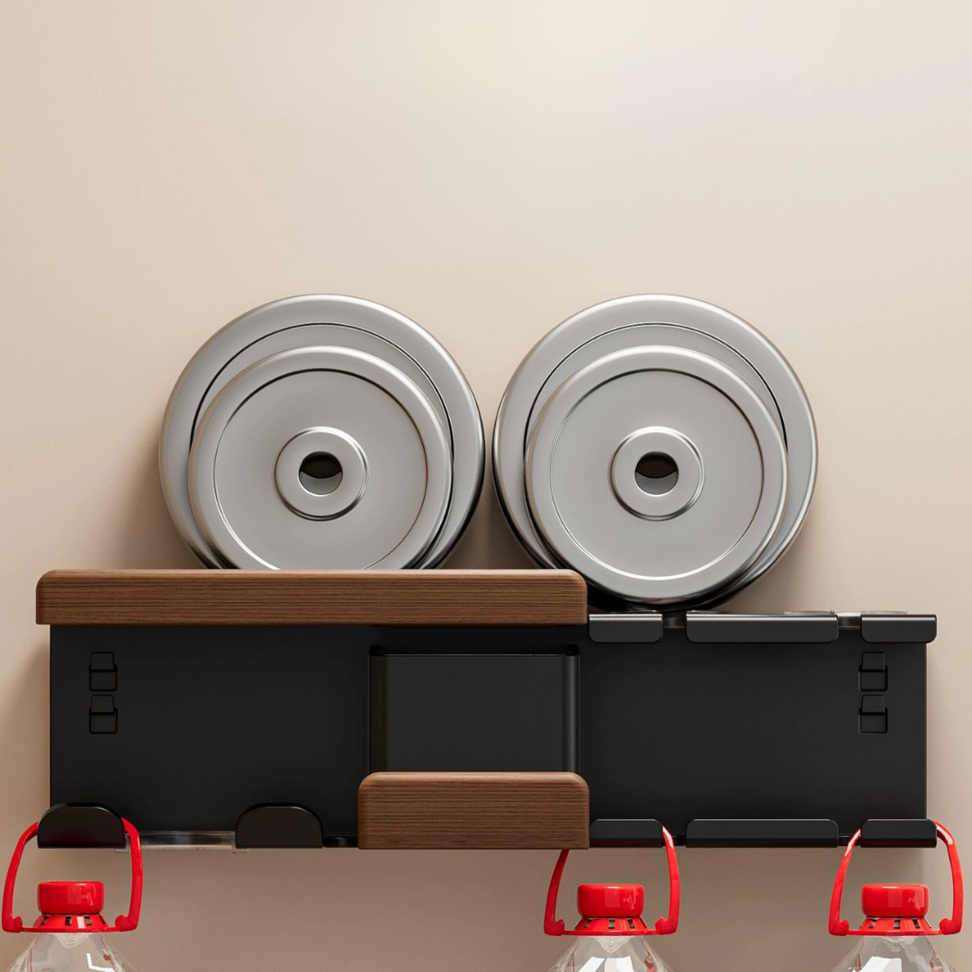 Multi Functional Storage Design Walnut Wood Organizer Set