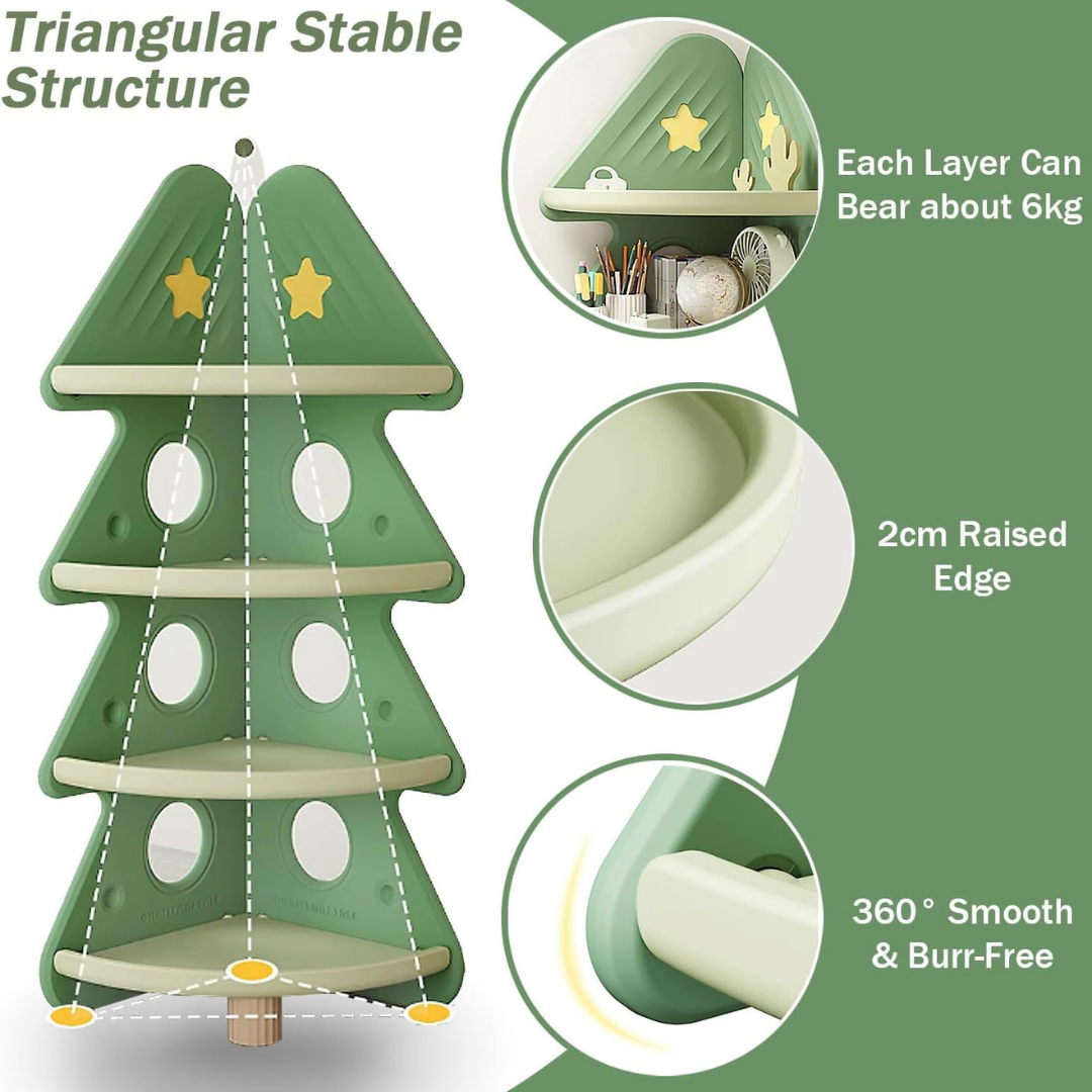 HOMERO 4-Layer Tree Shaped Space Saving Storage Rack