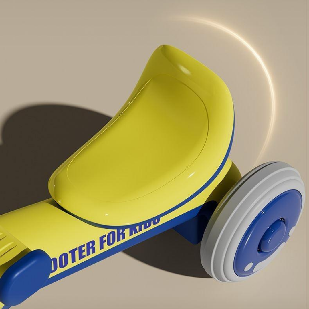 HOMERO Children Balance Stable Four Wheel Scooter