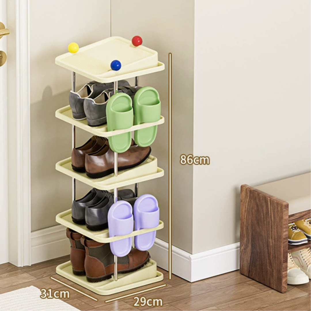 HOMERO Multipurpose Collapsible Integrated Shoe Rack