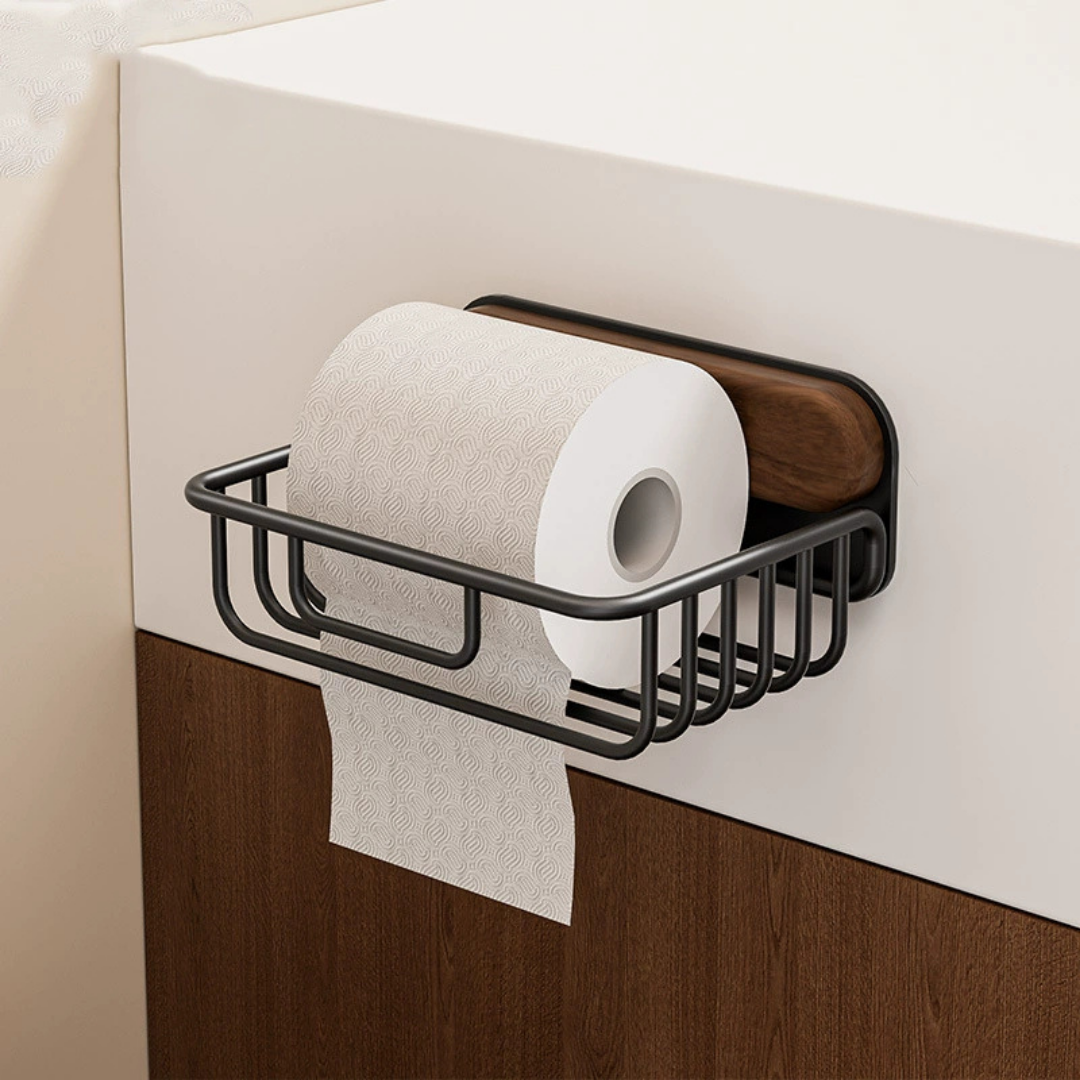 Multi Functional Storage Design Walnut Wood Organizer Set