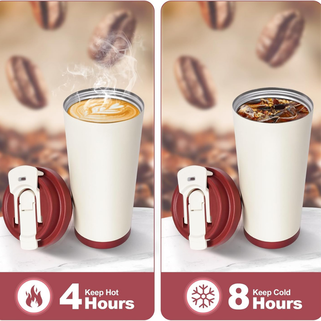 HOMERO Stylish Travel Stainless Steel Insulated Tumbler - 530ml