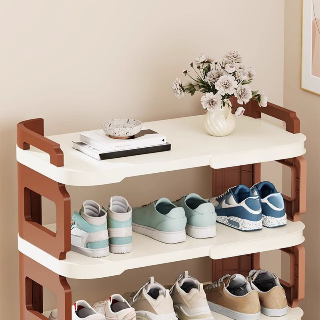 Homero Multipurpose Multi-Layer Shoe Rack With Wheels