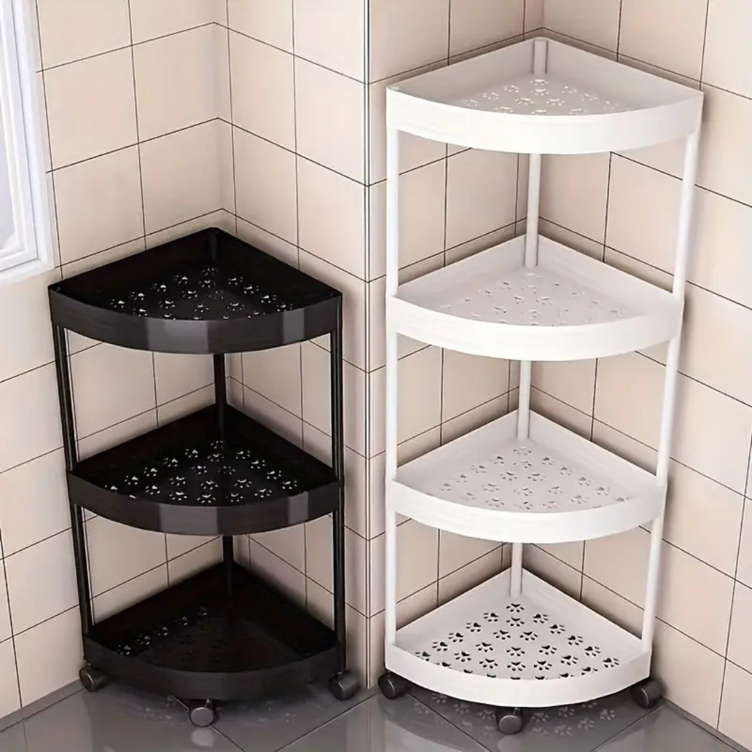 HOMERO Modern Multi-Layer Movable Corner Storage Shelf