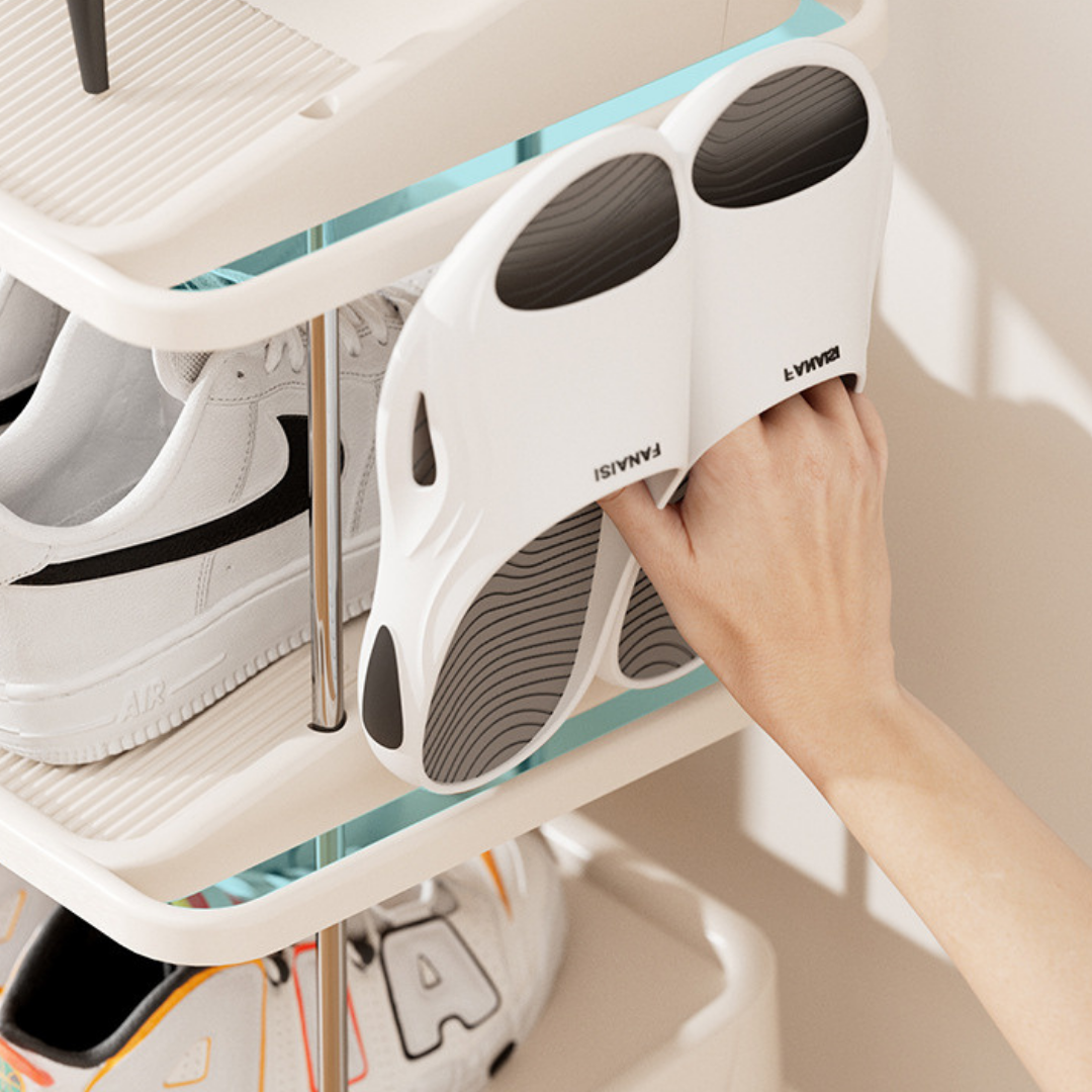 HOMERO Multipurpose Collapsible Integrated Shoe Rack