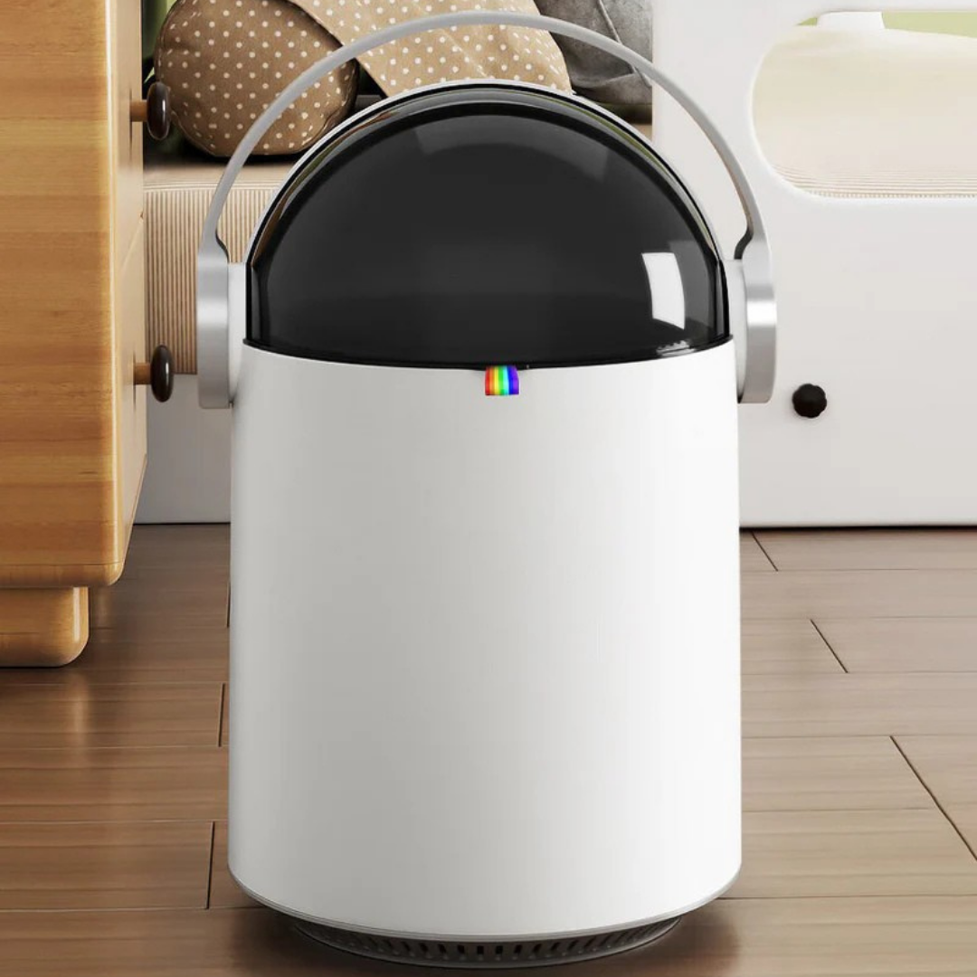 HOMERO Premium Air Pressure Smart Odor Control Trash Can - 10L