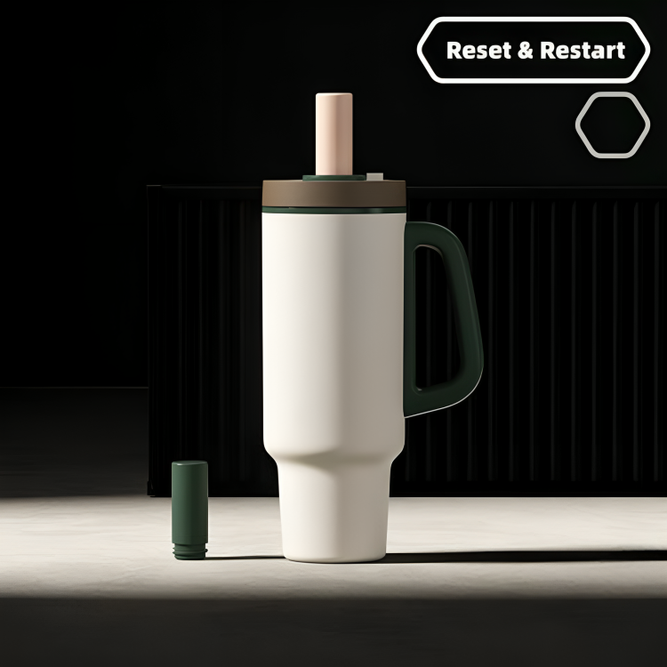 Homero Premium Trendy One-Touch Opening Vacuum Insulated Cup - 1100mL