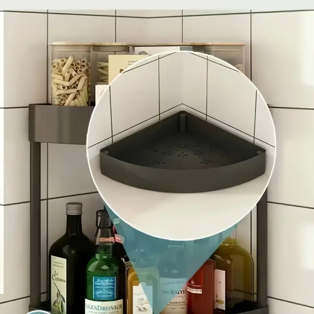HOMERO Modern Multi-Layer Movable Corner Storage Shelf