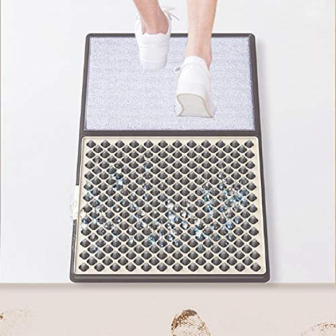Homero 3D Sole Triple Action Sanitizing Design Cleaning Mat