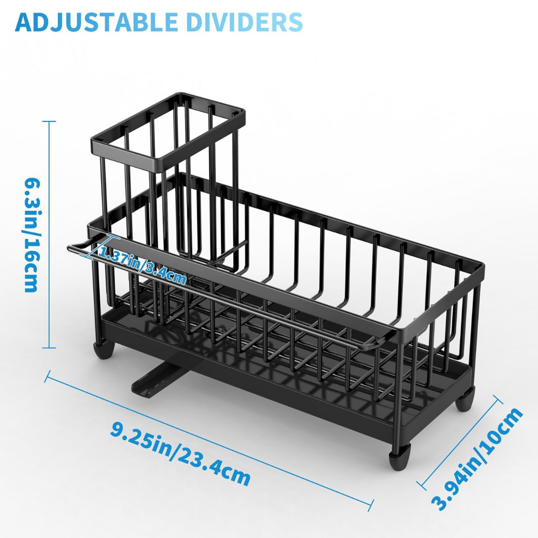 HOMERO Multi-Purpose Use Stainless Steel Rotatable Spout Organizer