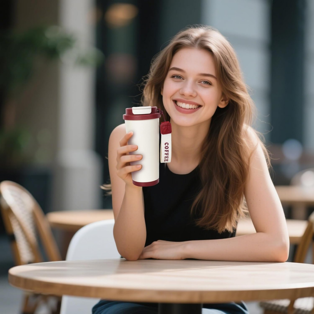 HOMERO Stylish Travel Stainless Steel Insulated Tumbler - 530ml