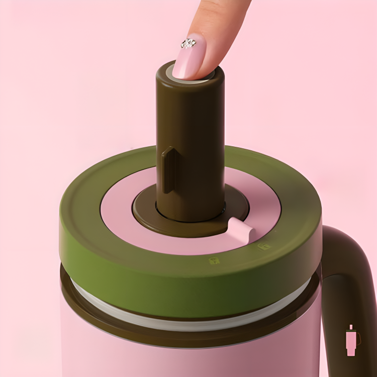 Homero Premium Trendy One-Touch Opening Vacuum Insulated Cup - 1100mL