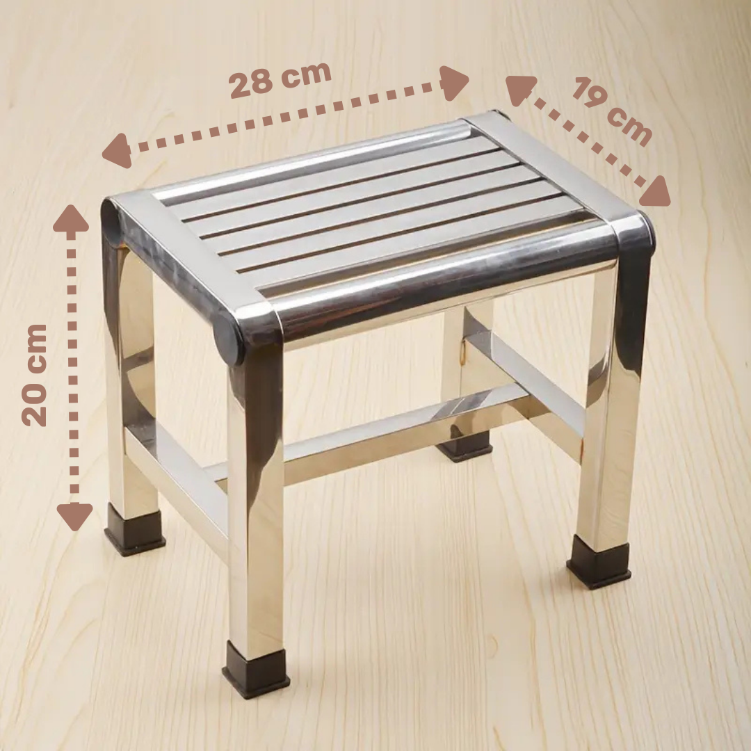 Homero Multipurpose Heavy-Duty Non Slip Stainless Steel Stool