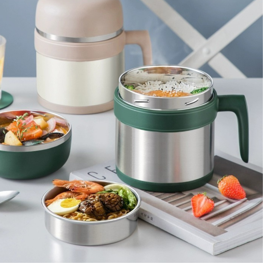 HOMERO Multi-Layer Insulated Food Thermal Cooker – 1.5L Large Capacity