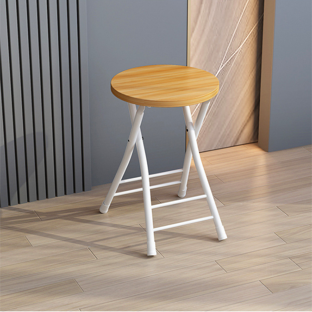 Homero Portable Design Heavy Duty Round Folding Stool Chair