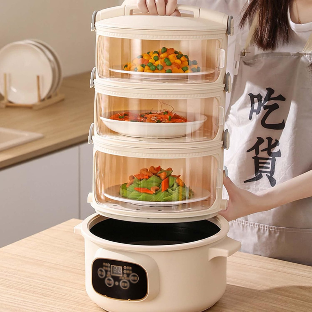 Multifunctional Electric Food Steamer with Smart Timer