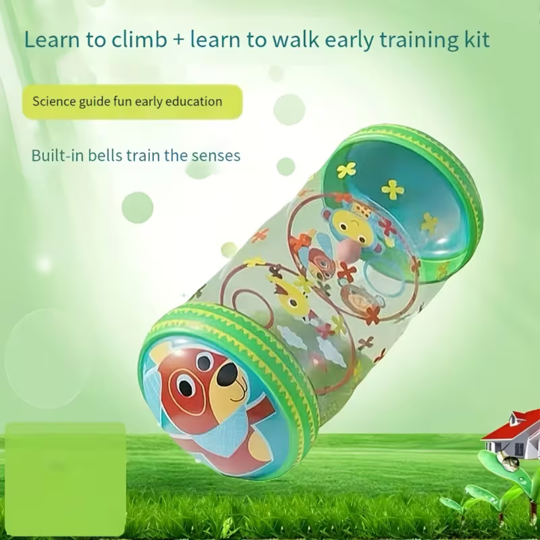 Anti Slip Inflatable Baby Development Activity Crawl Roller Toy